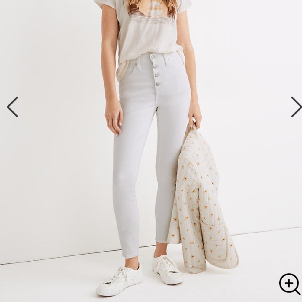 Madewell NWT 10" Rise Skinny Crop Jeans AJ152